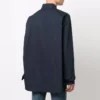 Cămașă cu guler cu logo, mâneci lungi și nasturi „Navy” 671586TYB184100