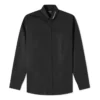 Cămașă cu guler cu logo, mâneci lungi și nasturi „Negru” 671586TYB181000