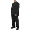 Cămașă cu guler cu logo, mâneci lungi și nasturi „Negru” 671586TYB181000