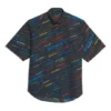 Cămașă cu mânecă scurtă și imprimeu cu logo „Black” 556869TDL542771