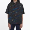 Cămașă cu mânecă scurtă și imprimeu cu logo „Black” 556869TDL542771