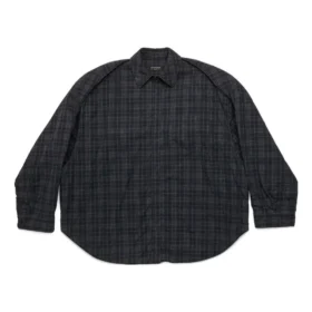 Cămașă cu mâneci detașabile, croială largă „Grey” 751728TOM172952