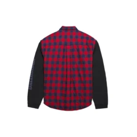 Cămașă cu mâneci lungi FW21, roșie, 658936TBM238521