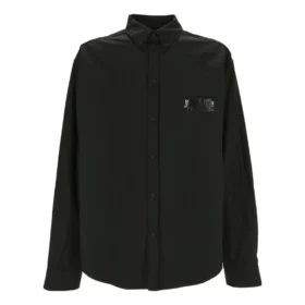 Cămașă cu mâneci lungi Gaffer, croială largă „Black” 719874TYB181000