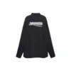 Cămașă cu mâneci lungi Gaffer, croială largă „Black” 719874TYB181000