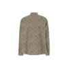 Cămașă cu mâneci lungi și imprimeu Logomania pe toată suprafața „Beige” 662983TNLL19763