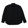 Cămașă cu mâneci lungi și nasturi BB Monogram „Black” 662983TML361269