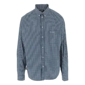 Cămașă cu mâneci lungi în carouri „Blue” 690340TMM373768