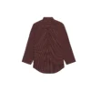 Cămașă cu mâneci lungi, în carouri, oversize, colecția SS21, maro 658806TKM366100