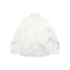 Cămașă cu mâneci înnodate, oversized „White” 768553TPO359000