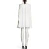 Cămașă cu mâneci înnodate, oversized „White” 768553TPO359000