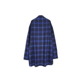 Cămașă din bumbac twill cu model în carouri „Blue” 625548T1M194450