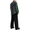 Cămașă din flanel cu panouri în carouri „Green” 658936TCM013064