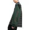 Cămașă din flanel cu panouri în carouri „Green” 658936TCM013064