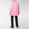 Cămașă din poplin de bumbac cu logo pe spate „Pink” 556878TEM095630