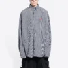 Cămașă sportivă B Cosy „Black White” 681004TLM111070