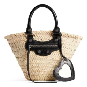 Coș mic Le Cagole „Beige Black” 7710652AAVE9260