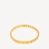 Colier choker nano mini link pentru femei, în aur strălucitor