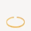 Colier choker nano mini link pentru femei, în aur strălucitor