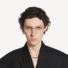 Colier cu pictogramă BB Icon din argint antic