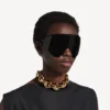 Colier tip choker pentru femei „Eisa” cu lanț, în nuanță auriu strălucitor