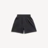 Copii – pantaloni scurți de jogging negri decolorați
