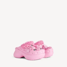 Crocs™ Saboți™ Jibbitz™ pentru femei, în roz deschis