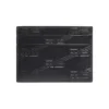 Cutie portcarduri cu monogramă în relief „Negru” 717763210JS1000