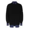 Detalii cămașă Pulover cu straturi „Black” 675268T32151000