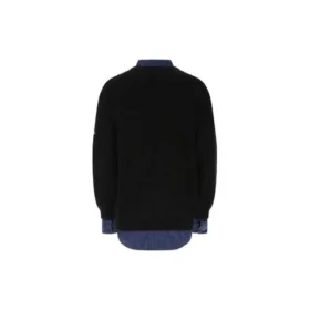 Detalii cămașă Pulover cu straturi „Black” 675268T32151000