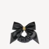 Elastic de păr pentru femei Clemence XL, negru/auriu