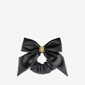 Elastic de păr pentru femei Clemence XL, negru/auriu