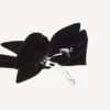 Fundă de accesorii de păr Holli XXL pentru femei, negru