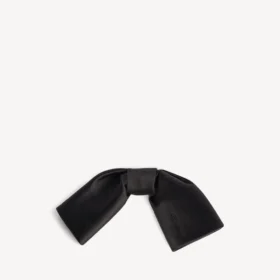 Fundă de accesorii de păr tip toque pentru femei, de culoare neagră