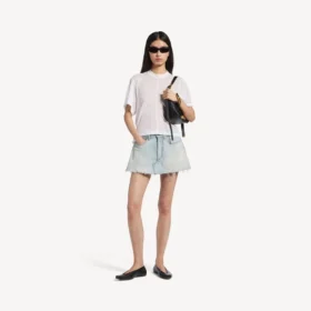 Fustă-pantalon pentru femei, albastru deschis
