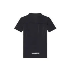 FW21 cu imprimeu alfabetic cu logo, croială slim, mânecă scurtă, negru 6617524B0B11077