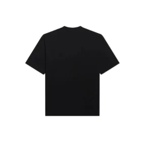 FW21 Tricou cu guler rotund și imprimeu retro GS, negru 612966TKVI71070 FW21 Tricou cu guler rotund și imprimeu retro GS, negru 612966TKVI71070