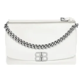 Geantă Bb Soft cu clapă mare „Optic White” 7484882AAIY9001