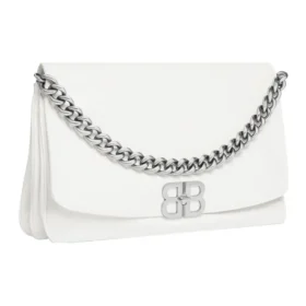 Geantă Bb Soft cu clapă mare „Optic White” 7484882AAIY9001
