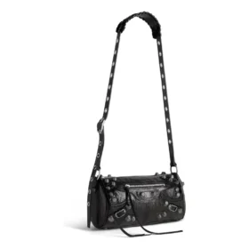 Geantă cilindrică Le Cagole „Black” 771716210KR1000