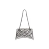 Geantă Crush mică cu lanț, matlasată „Silver” 716351210IW8110
