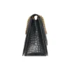 Geantă cu lanț mediu Crush Crocodile „Black” 716393210IX1000