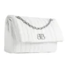 Geantă cu lanț Monaco, medie, matlasată „Off White” 7659452AASE9106