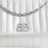 Geantă cu lanț Monaco, medie, matlasată „Off White” 7659452AASE9106