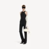 Geantă de bowling mini pentru femei, model Bolero, în culoarea crem