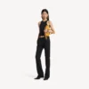 Geantă de bowling mini pentru femei, model Bolero, în nuanța curry