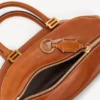 Geantă de bowling mini pentru femei, model Bolero, în nuanța tan cowboy