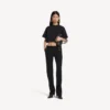 Geantă de bowling mini tip bolero pentru femei, de culoare neagră