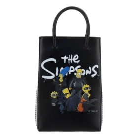 Geantă de cumpărături mini Balenciaga x The Simpsons „Black” 59382623VBN1000