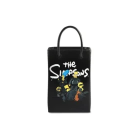Geantă de cumpărături mini Balenciaga x The Simpsons „Black” 59382623VBN1000